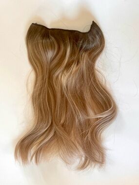 Luxury Slavic Hair Rooted “Light Dimensional Blonde” Halo Extension 18” Kesh